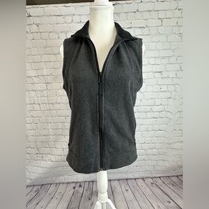 COLUMBIA FLEECE CHARCOAL VEST - Size Small SKU:335